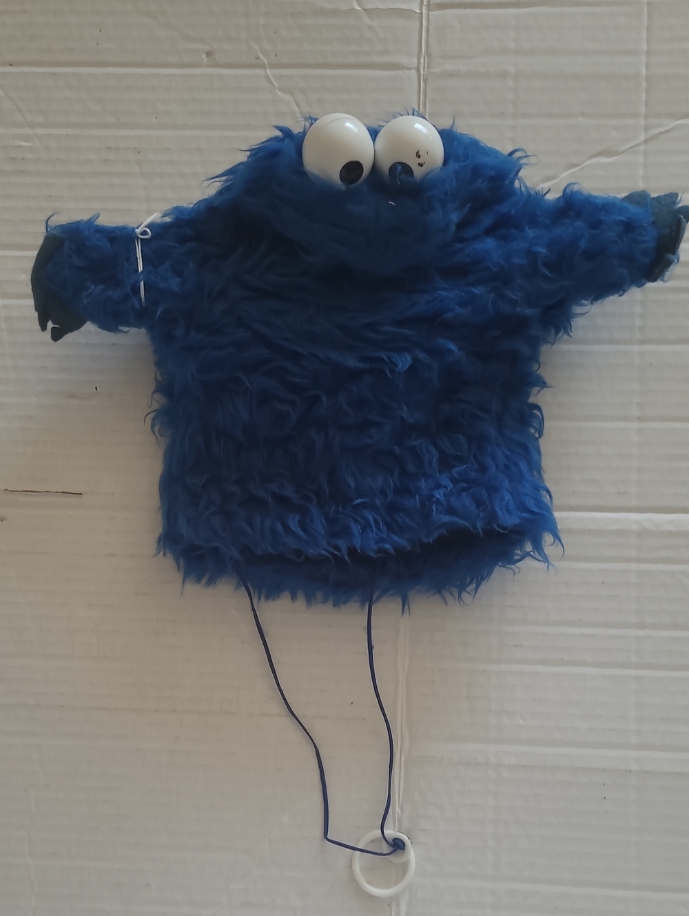 Vintage Sesame Street Cookie Monster Hand Puppet